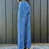 JW 8141 Jeans DARK BLUE STRIPE