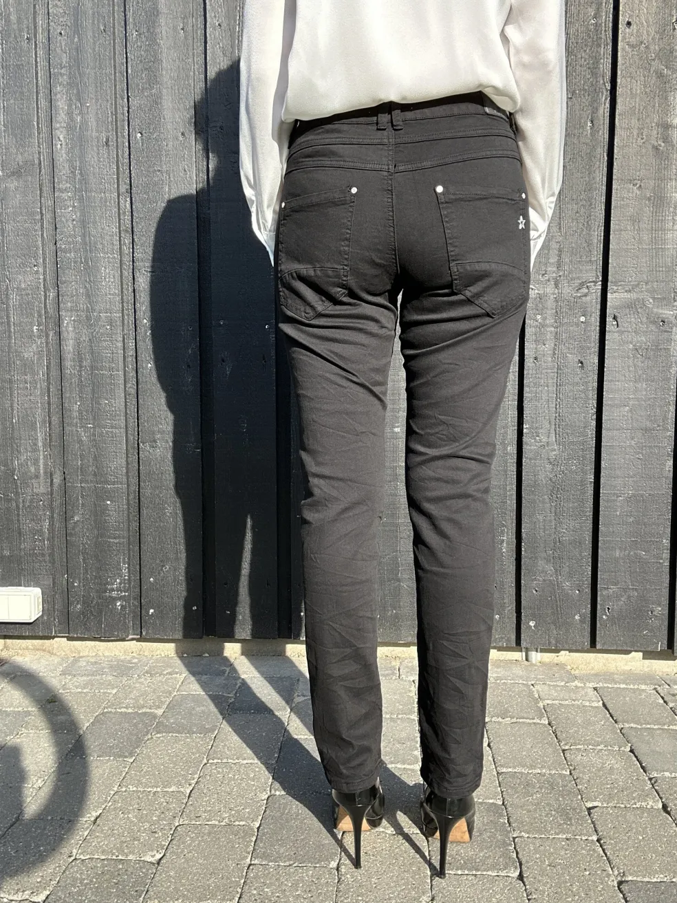 K8213 Jeans BLACK