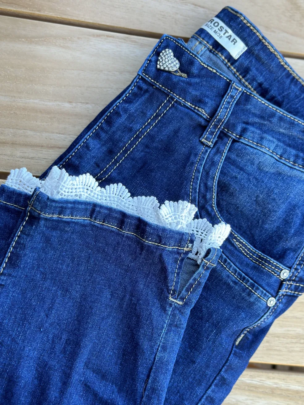 K8931 Jeans Simili / Blonde