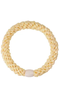Kknekki elastik LIGHT YELLOW GLITTER