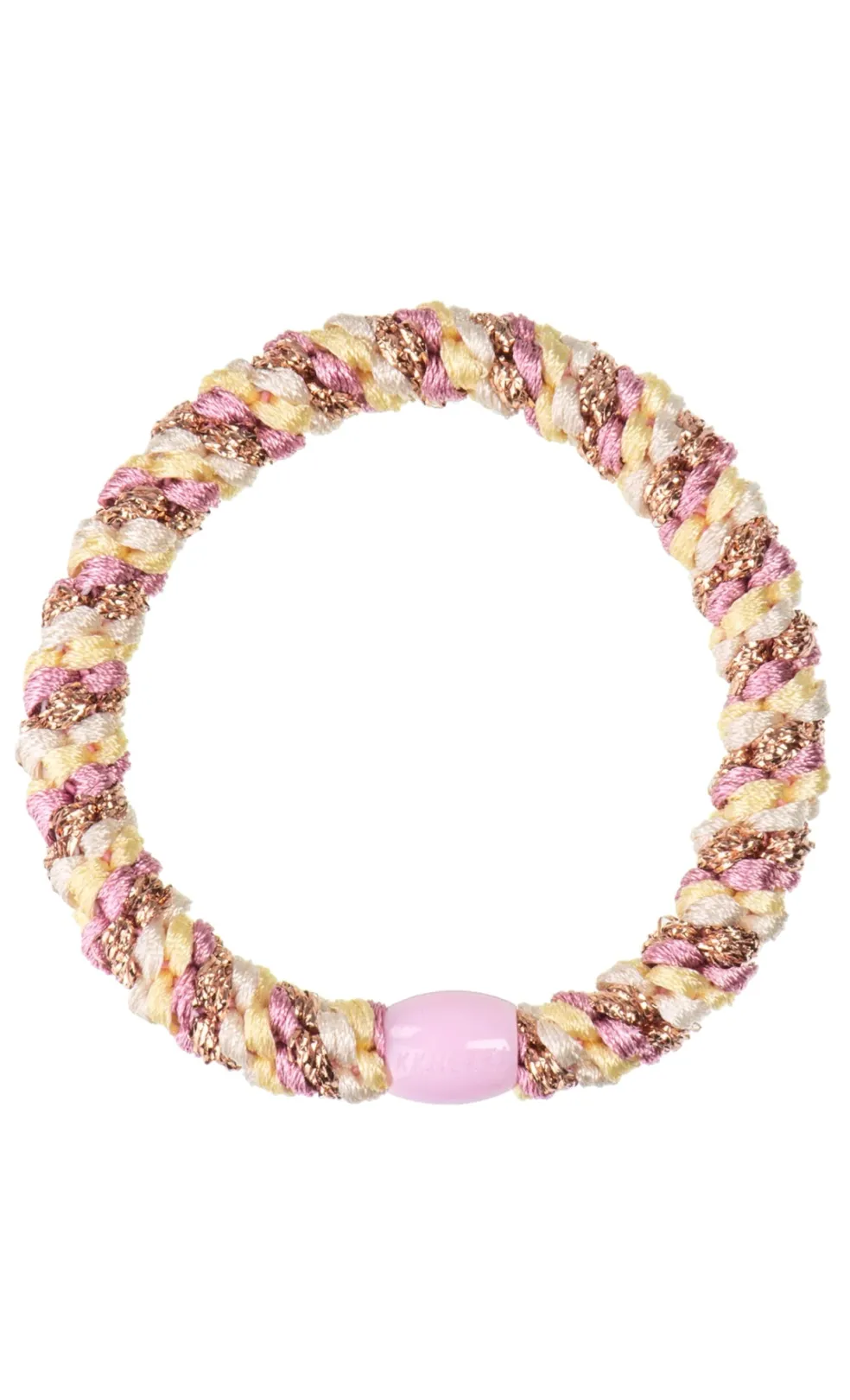 Kknekki elastik MIX OLD PINK YELLOW GLITTER