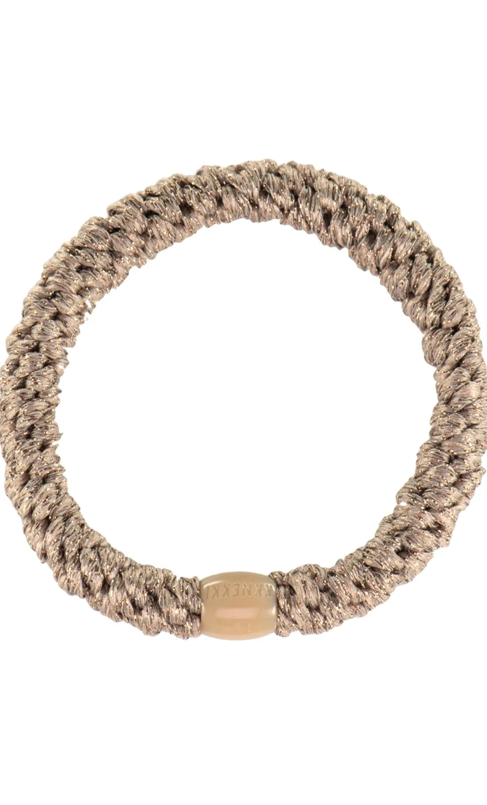 Kknekki elastik TAUPE GLITTER