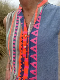 Lido SS Blouse MULTICOLOUR