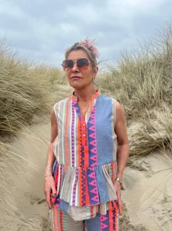 Lido SS Blouse MULTICOLOUR