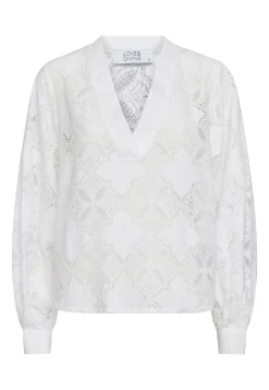 Love1307 Blouse CREAM LACE