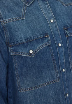 Love1276 Denim Shirt M. BLUE USED