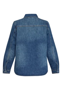 Love1276 Denim Shirt M. BLUE USED