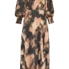 Love914-18 Dress BLACK GRAPHIC