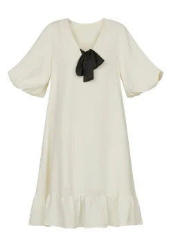 Love1147 Dress CREAM/BLACK