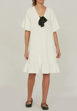 Love1147 Dress CREAM/BLACK