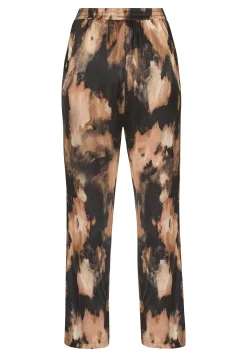 Love1024-35 Pants BLACK GRAPHIC