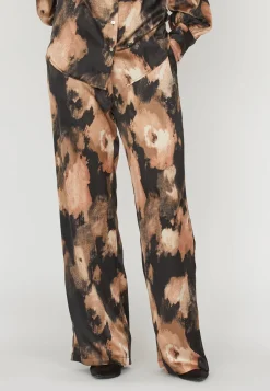 Love1024-35 Pants BLACK GRAPHIC