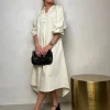 Love Poplin Dress CHALK