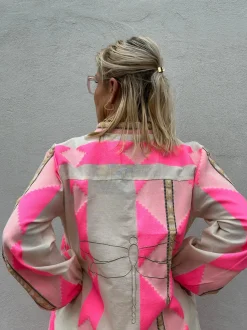 Love Print Dress PINK (Preorder Levering start april)