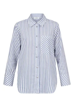 Love1281 Shirt NAVY STRIPE