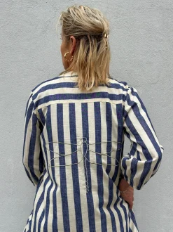 Love SS Poplin Dress DARK BLUE (Preorder Levering start april)