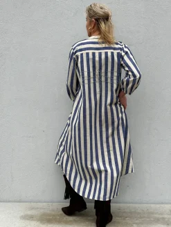 Love SS Poplin Dress DARK BLUE (Preorder Levering start april)
