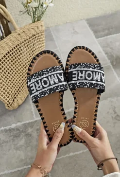 LS-558 Sandal BLACK