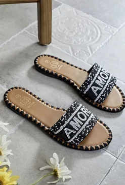 LS-558 Sandal BLACK