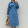 Lucca Denim Dress BLUE