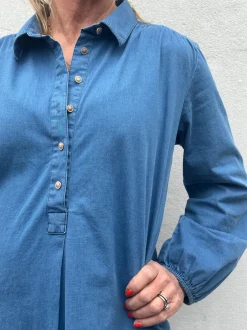 Lucca Denim Dress BLUE