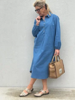 Lucca Denim Dress BLUE