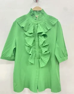 Lulu Flæseskjorte 9616 GREEN
