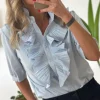 Lulu Flæseskjorte 9616 LIGHT BLUE