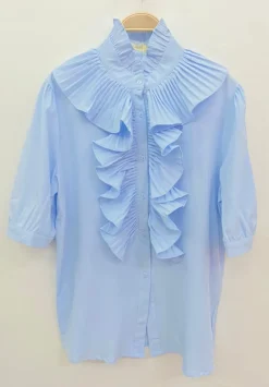 Lulu Flæseskjorte 9616 LIGHT BLUE