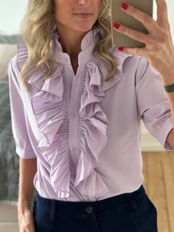 Lulu Flæseskjorte 9616 LIGHT PURPLE