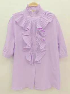 Lulu Flæseskjorte 9616 LIGHT PURPLE
