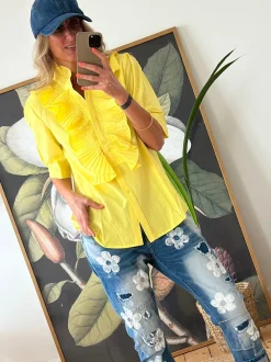 Lulu Flæseskjorte 9616 YELLOW