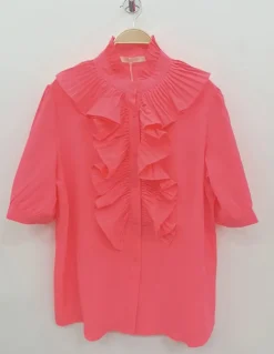 Lulu Flæseskjorte HOT PINK