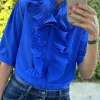 Lulu Flæseskjorte INDIGO BLUE