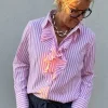 Madison Stripe Shirt PINK