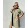 Malmø Canvas Dress GREEN