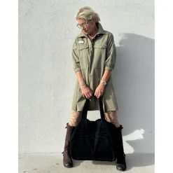 Malmø Canvas Dress GREEN