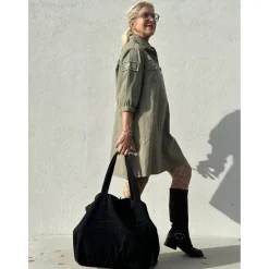 Malmø Canvas Dress GREEN