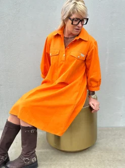 Malmø Canvas Dress ORANGE