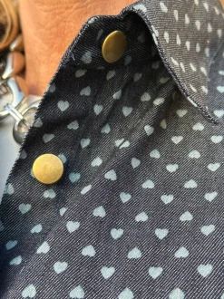 Malmø Denim Heart Shirt BLUE