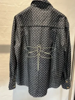 Malmø Denim Heart Shirt BLUE
