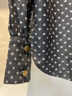 Malmø Denim Heart Shirt BLUE