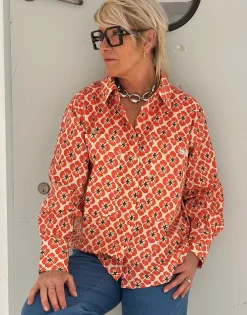 Malmø Flower Shirt PRINT (Preorder Levering start april)