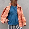 Malmø Jacquard Shirt ORANGE
