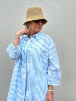 Malmø Skjortekjole LIGHT BLUE (Preorder Levering start april)