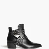 Manhattan Buckle Boots M4715 BLACK