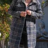 Marco glam coat DUSTY BLUE