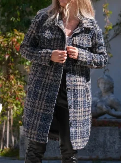 Marco glam coat DUSTY BLUE