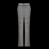 Natalia Straight Pants BLACK/CREME STRIPE