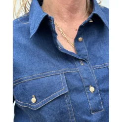 Oslo Denim Shirt DARK BLUE